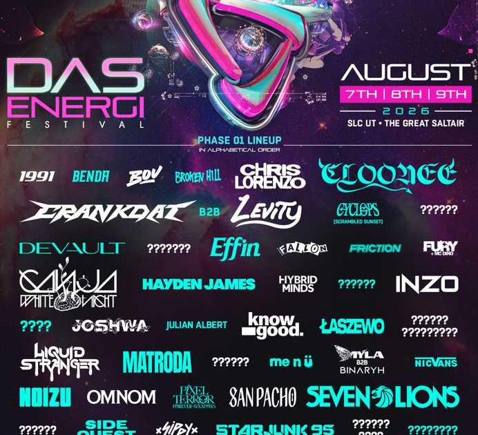 Das Energi Festival 2026 - Promo Code 'RAVEFAM' at The Saltair, Utah