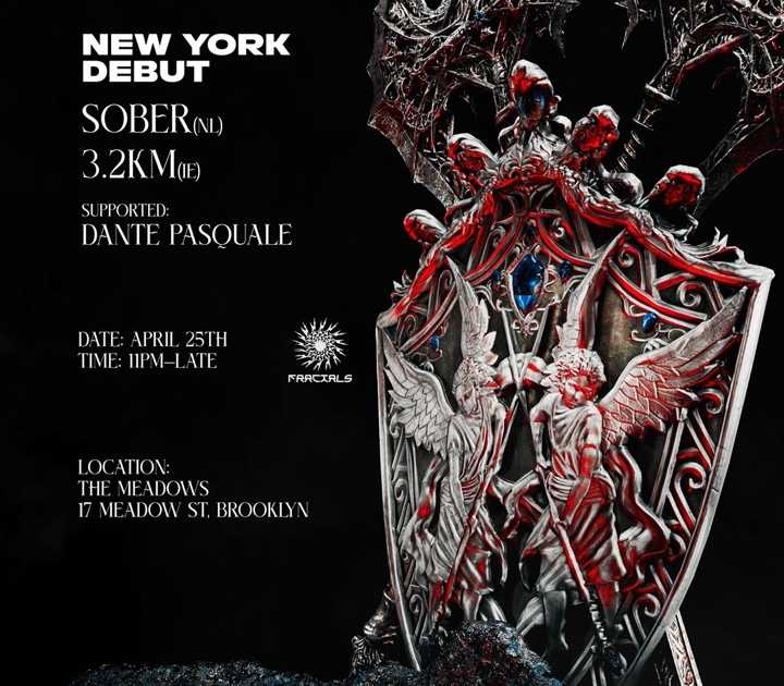 Fractals PRESENTS: SOBER + 3.2KM at The Meadows, New York City