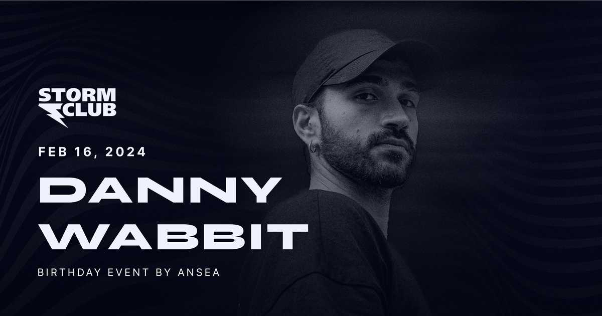 DANNY WABBIT en Storm Club, Prague