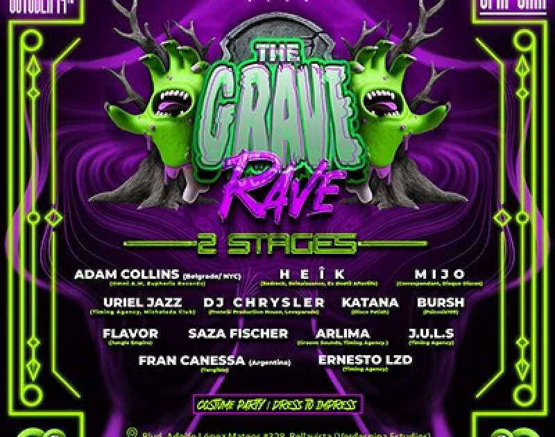 Adam Collins + Heik & more.. - THE GRAVE RAVE, VELLAVISTA at TBA ...