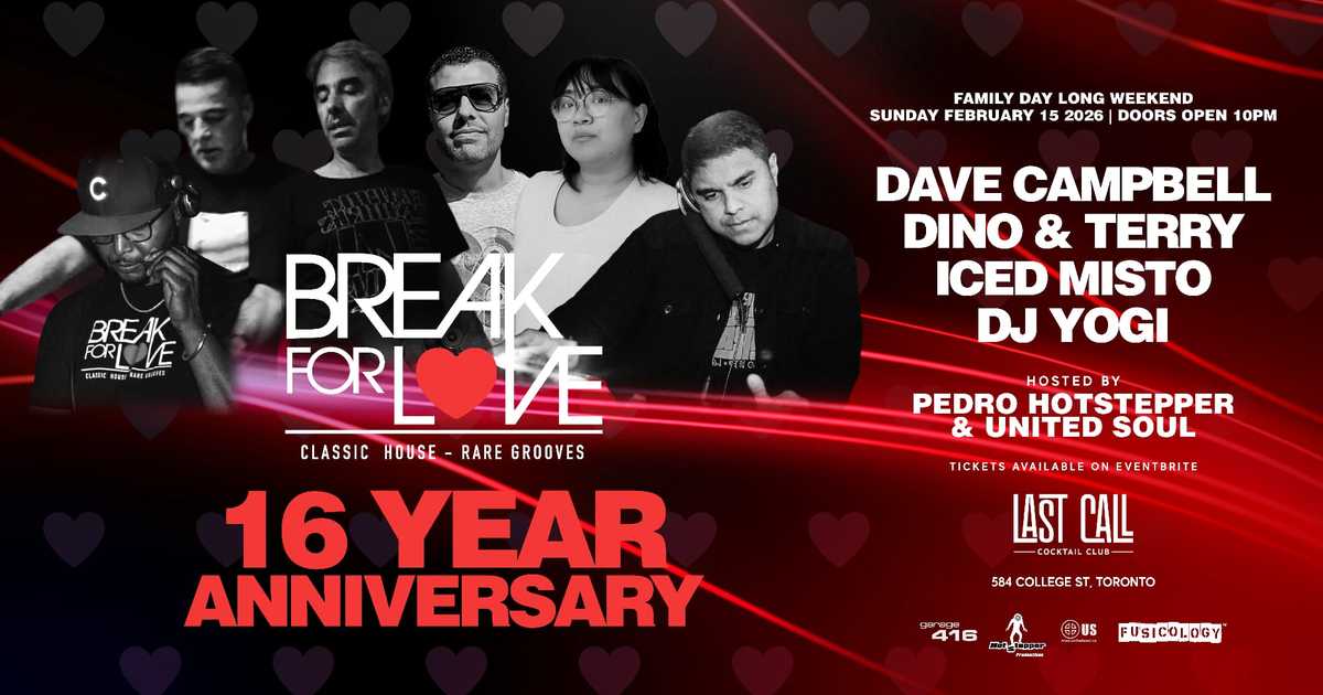 Break For LOVE 16th Anniversary Party at Last Call Cocktail Club