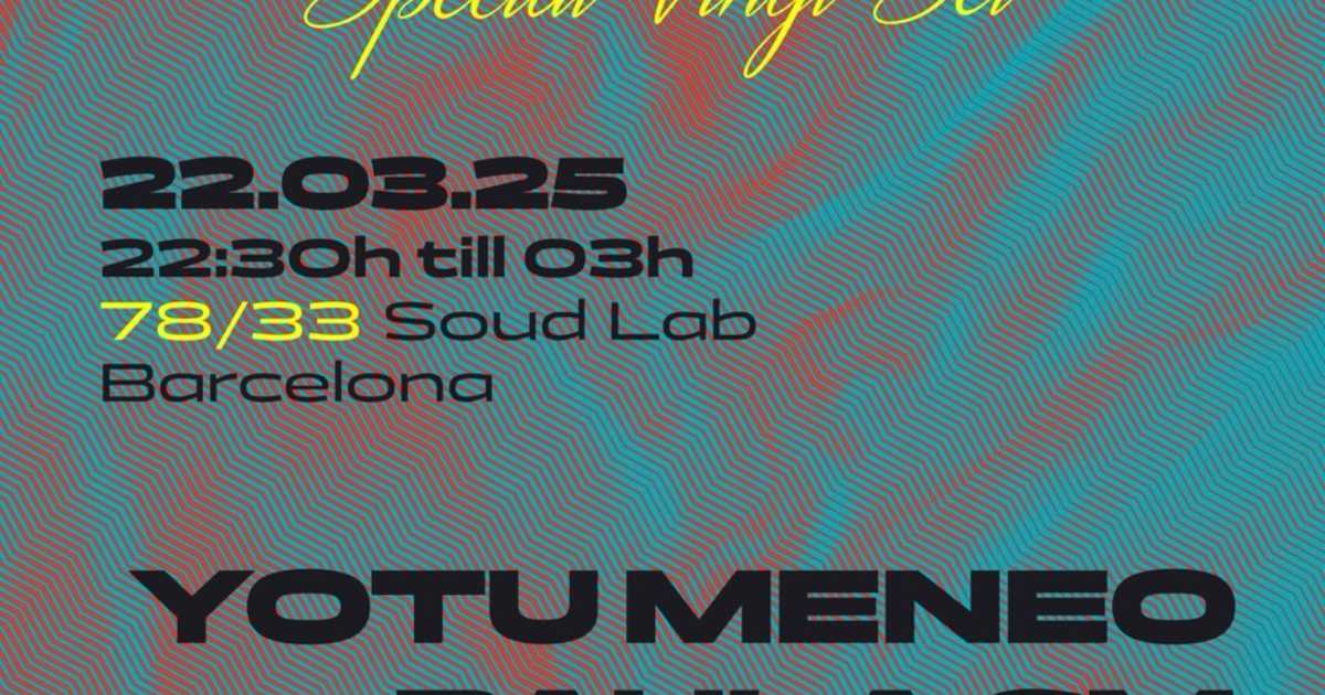 SNOOZ Vinyl Edition at 7833 Soundlab, Barcelona