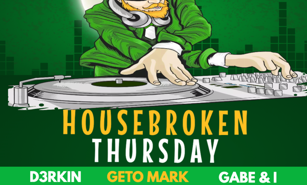 GETO MARK, D3RKIN, GABE & I at HOUSEBROKEN THURSDAY bei Innjoy Wicker ...