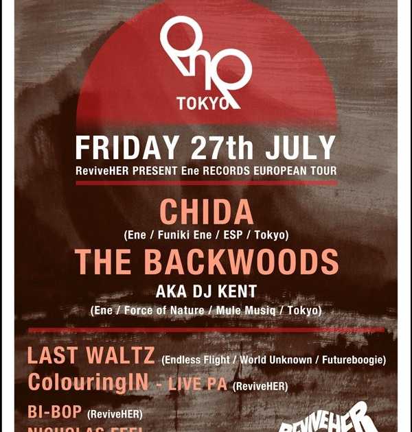 Reviveher present Ene Records European Tour with Chida The
