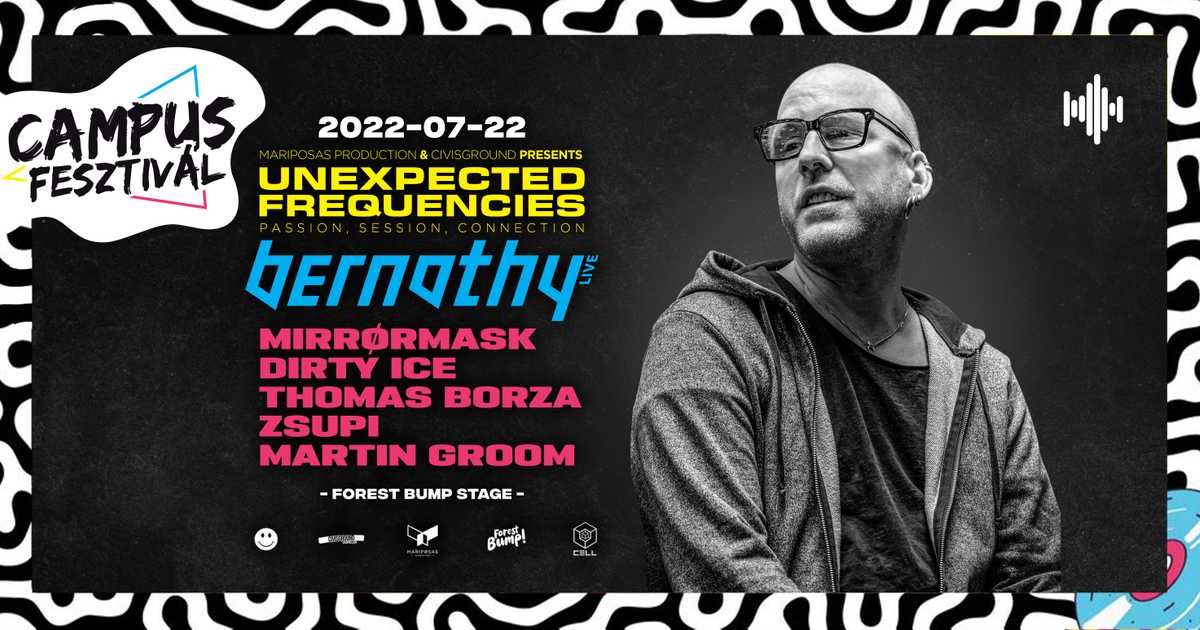 Unexpected Frequencies w Bernathy Zsiga Live at TBA - Campus Fesztivál ...