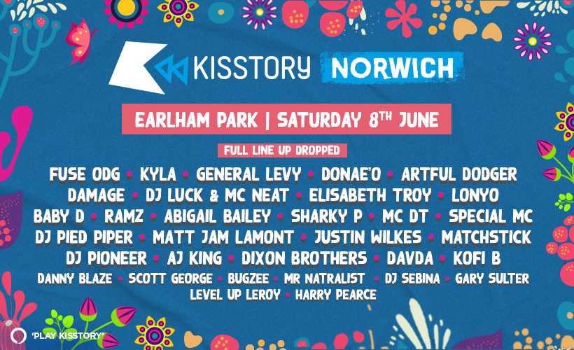 KISSTORY Norwich at Earlham Park, South + East