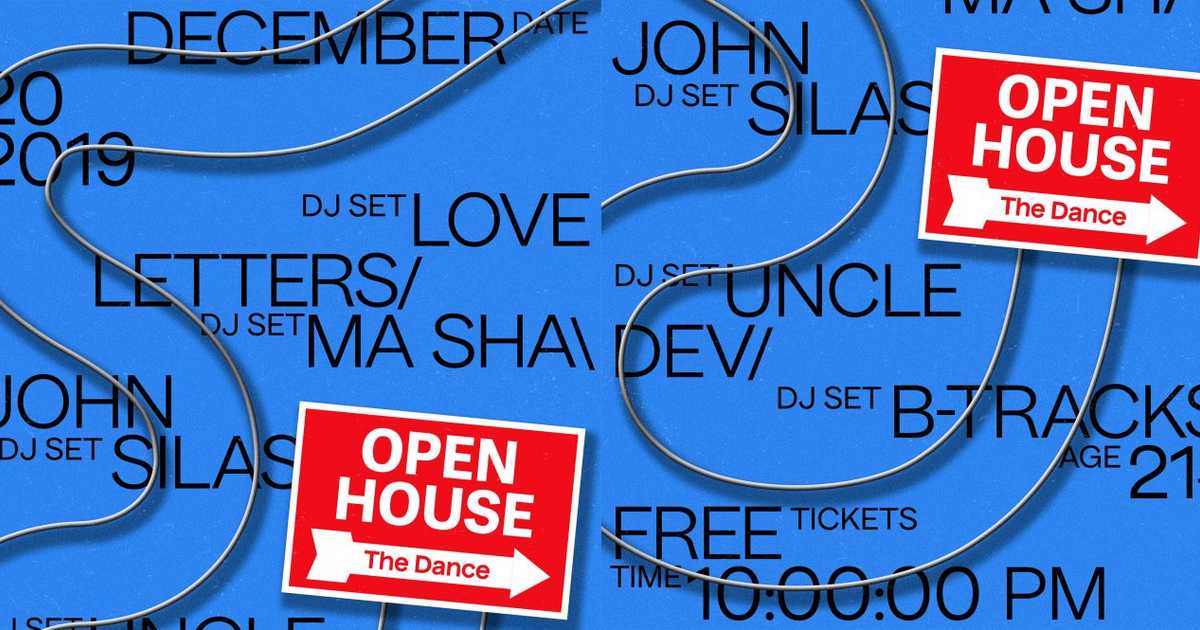 Open House: Love Letters, Ma Sha, Uncle Dev, John Silas & B-Tracks At ...