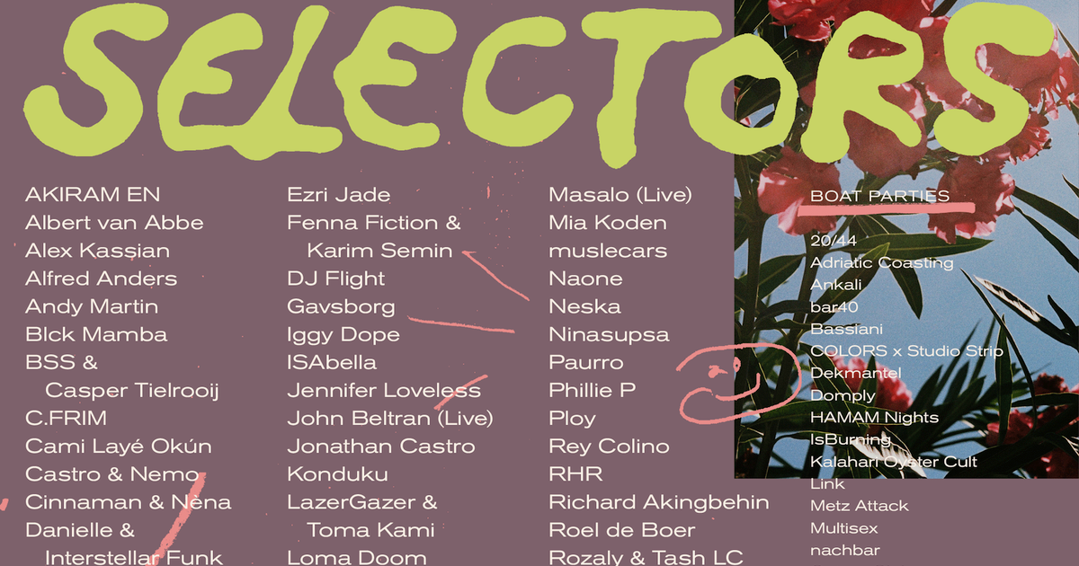 Dekmantel Selectors 2025 at The Garden Tisno, Croatia