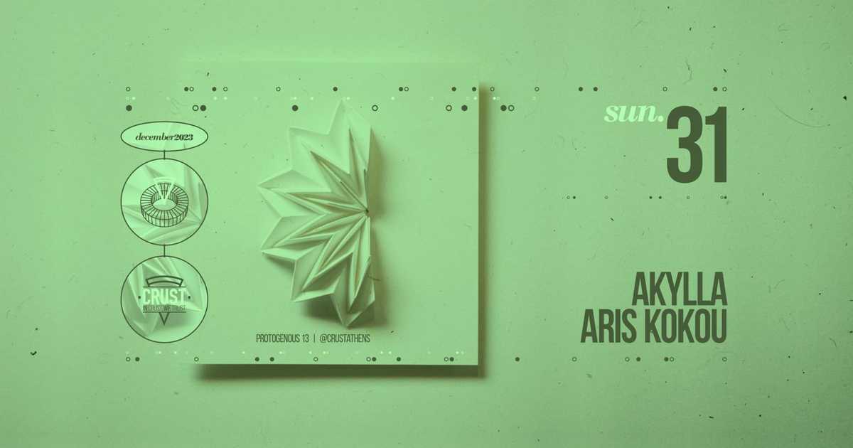 NYE with Akylla & Aris Kokou at Crust Basement, Athens