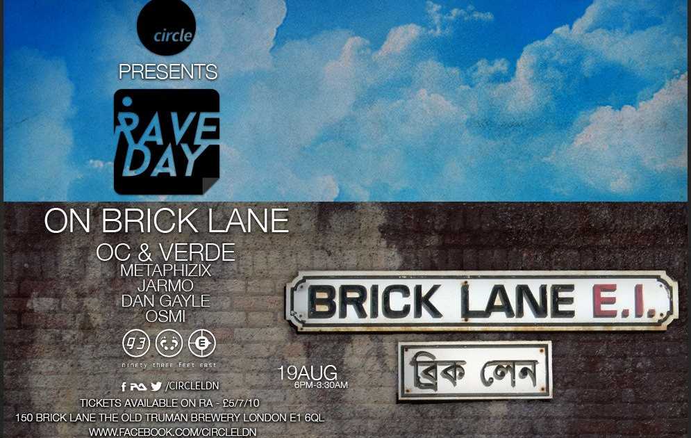 Rave Day on Brick Lane (Tickets on the Door) at 93 Feet East, London