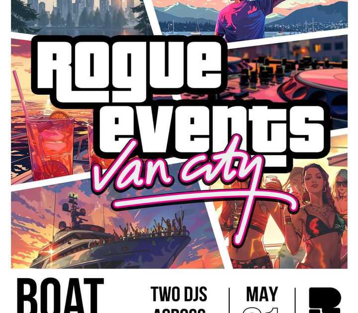 Rogue Sunset Boat Party at Abitibi Dance Cruise, Vancouver