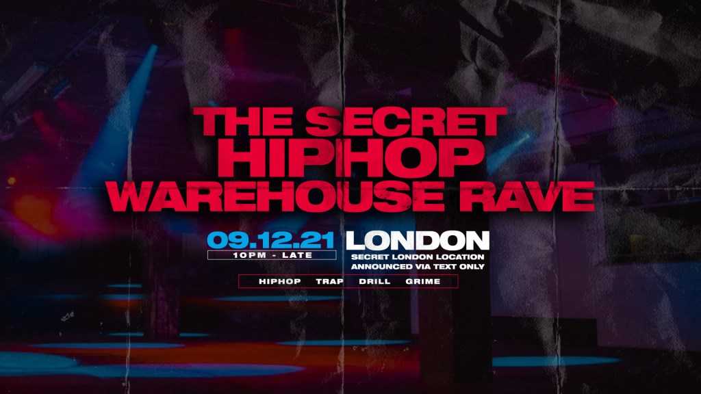 The Secret Hiphop Warehouse Rave at The Cause, London
