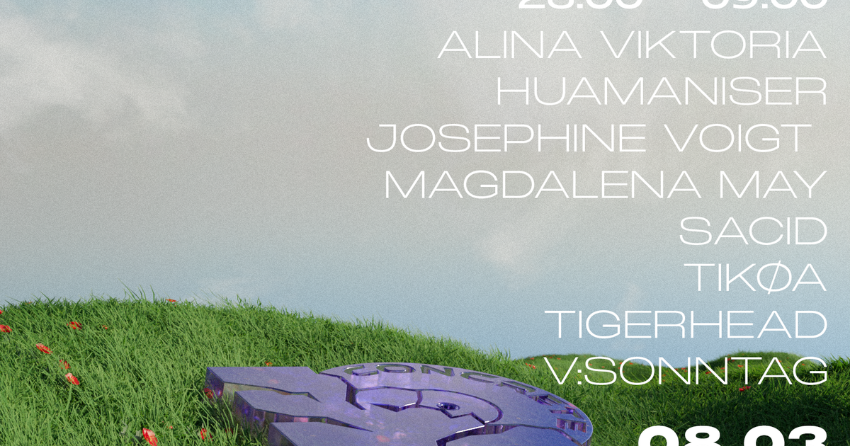 Delirium² x Concrete Berlin w/ Tigerhead/ TIKOA/ V:SONNTAG at OXI, Berlin