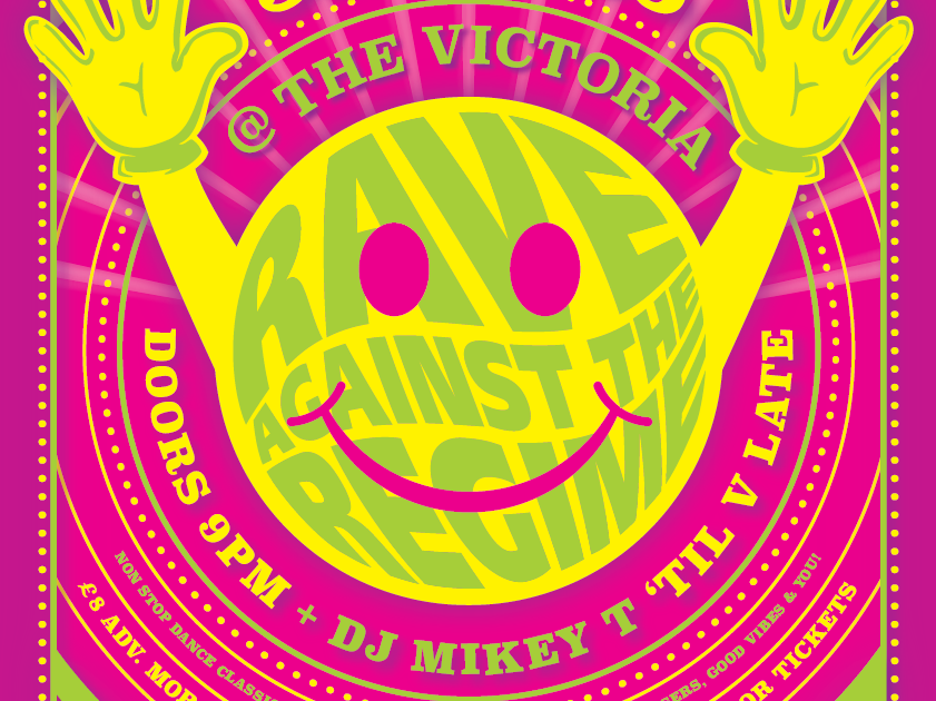 Rave Against The Regime's New Years Eve rave party at The Vic, Old Town ...