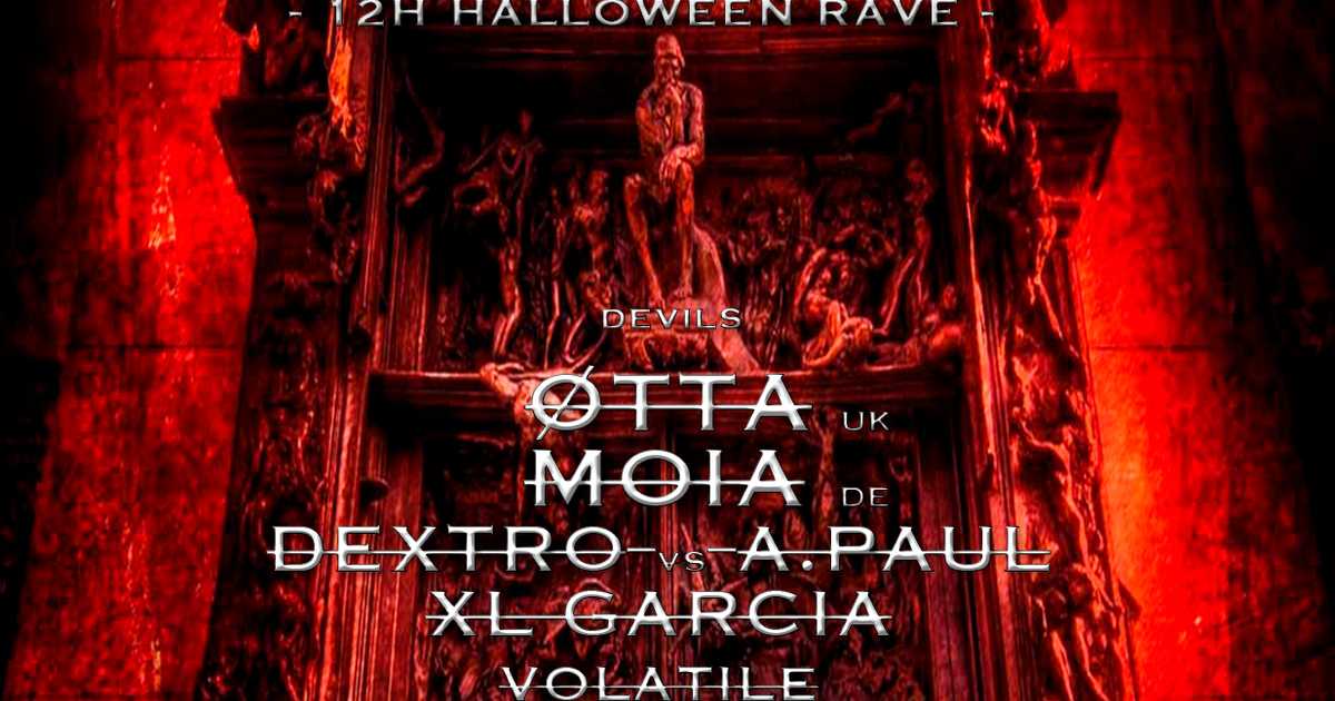 HELL/WEEN 12H RAVE w/ ØTTA [UK] + MOIA [Ger] | DISTURB vs TVRBØLÆNCE at ...