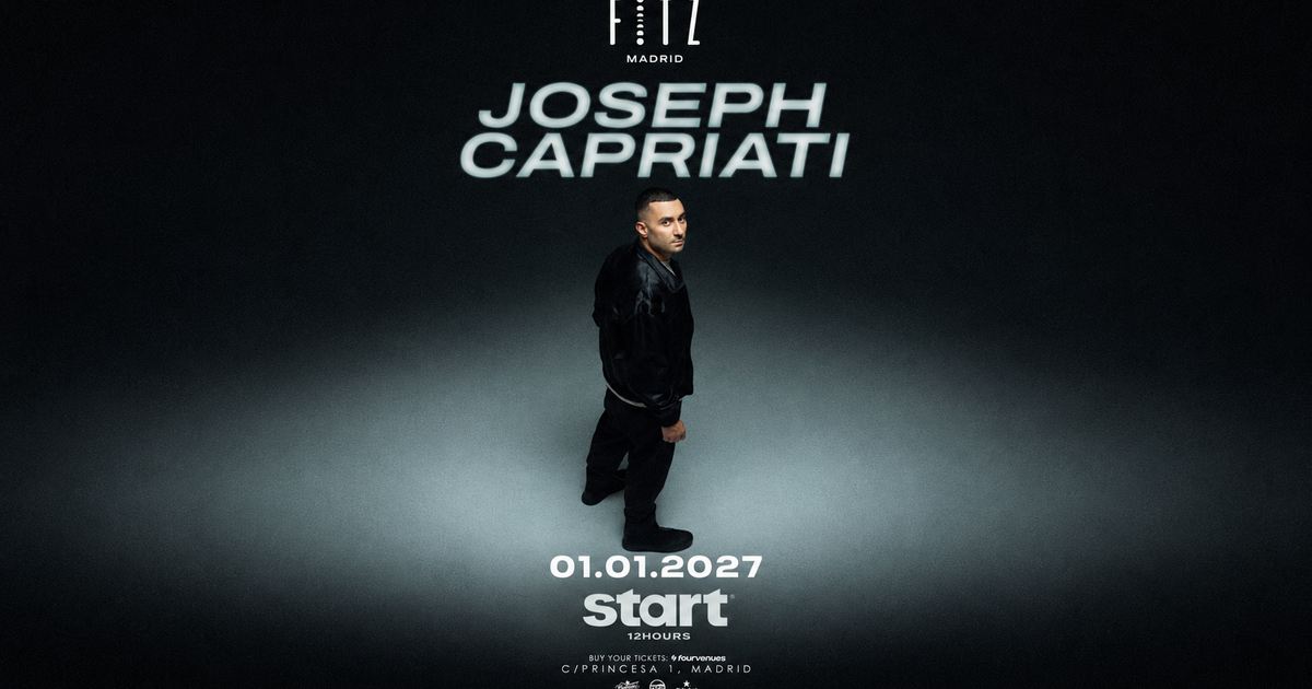 Joseph Capriati x Start en Fitz Club, Madrid · Entradas