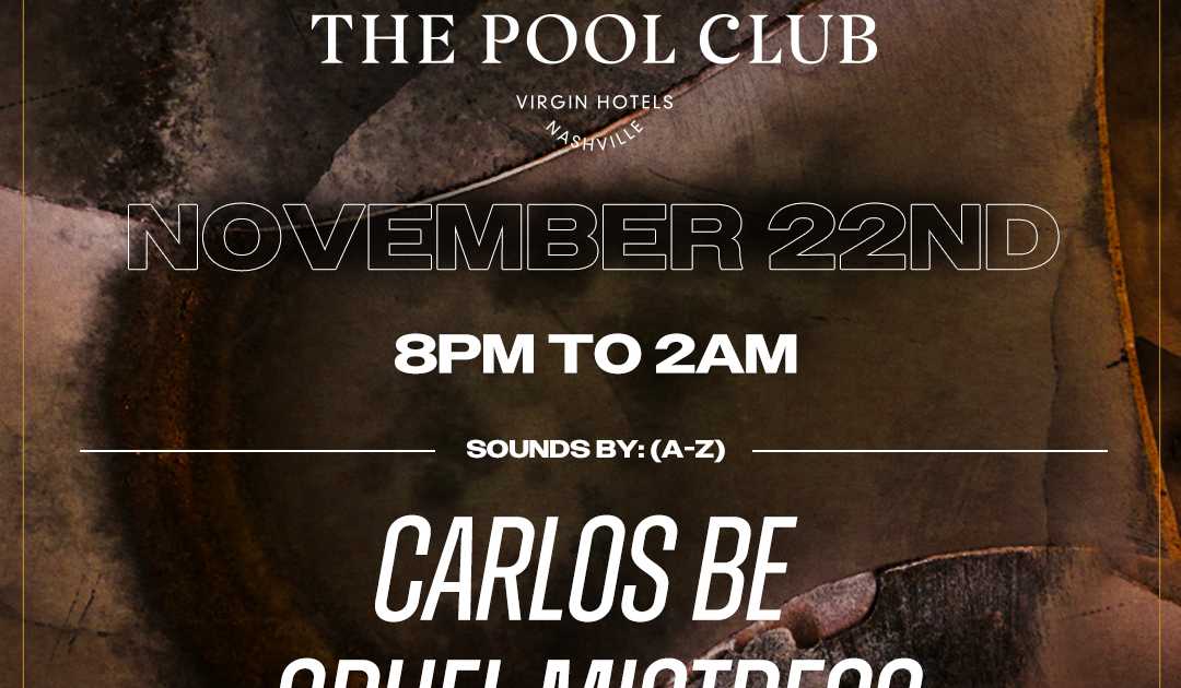 BLACKOUT Wednesday House Music at The Pool Club Nashville (21+ All