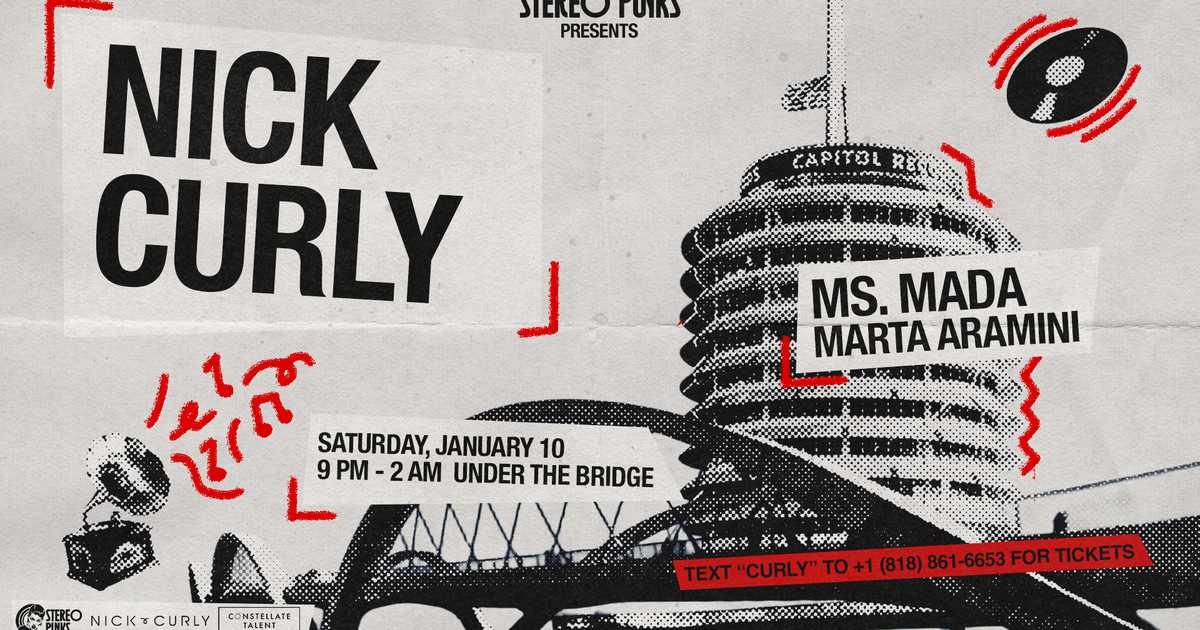 Stereo Punks presents Nick Curly, Ms. Mada, Marta Aramini at TBA