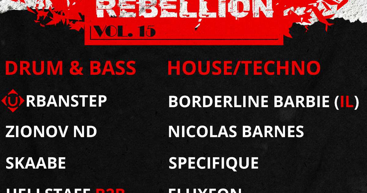 RAVE Rebellion VOL. 15: GRAND FINALE en Tallinas Pagalms, Riga