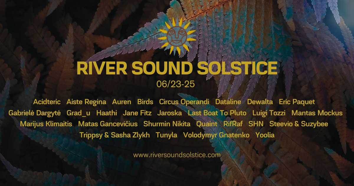 River Sound Solstice en TBA - River Sound Studio, Lituania