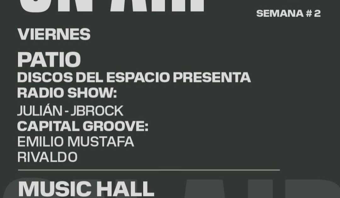 Discos del Espacio / Electroluxe at Mad Radio Bogotá, Bogotá