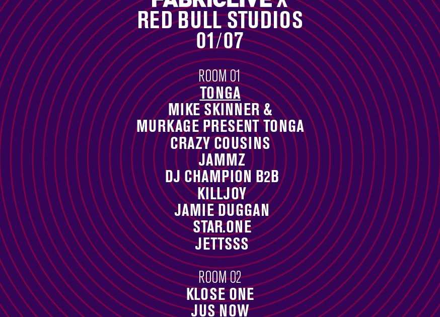 Fabriclive x Red Bull Studios London at fabric, London