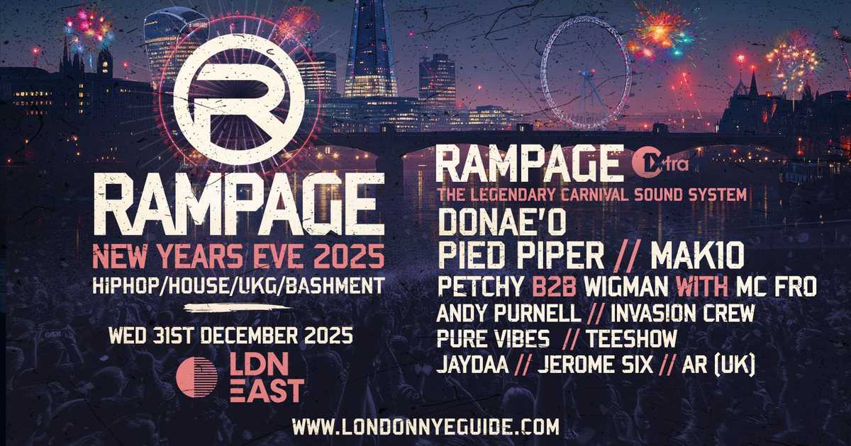 Rampage Sound New Years Eve Rave at LDN East, London