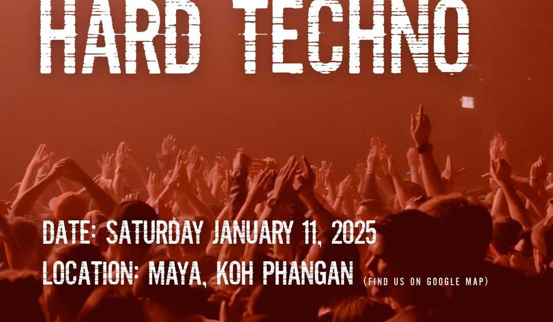 Hard Techno - RAVE SIAM bei Maya Koh Phangan, Thailand