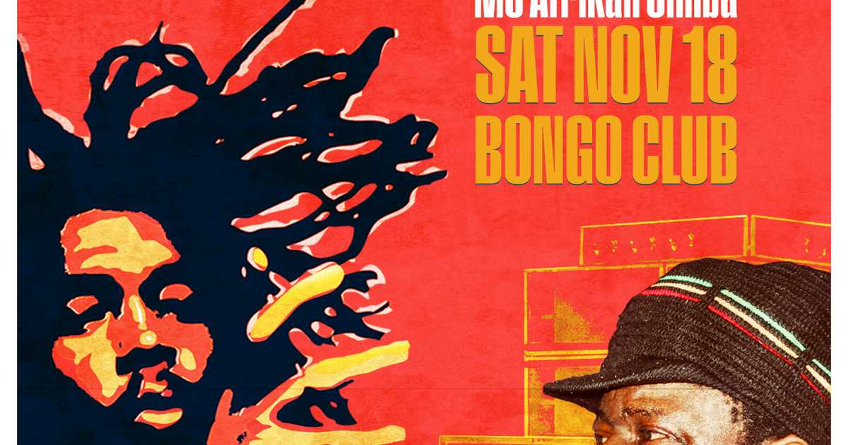 Messenger Sound System feat MC Afrikan Simba at The Bongo Club, Edinburgh