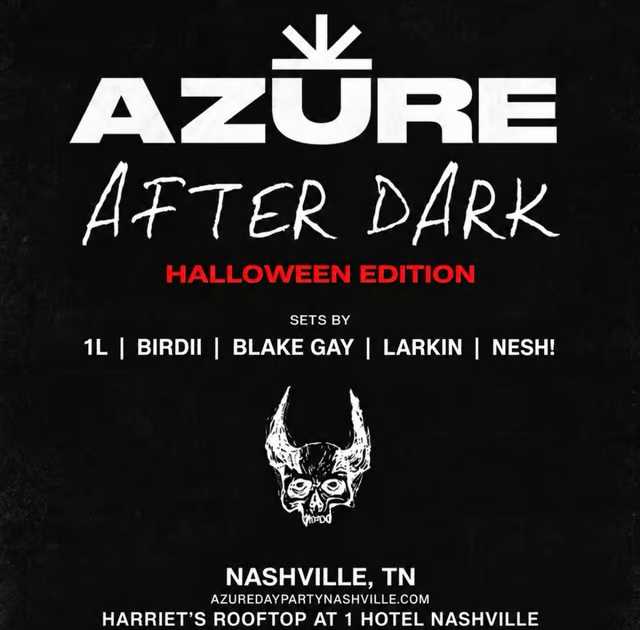 Azure After Dark: Halloween at Harriet's at Harriet's Rooftop Nashville ...