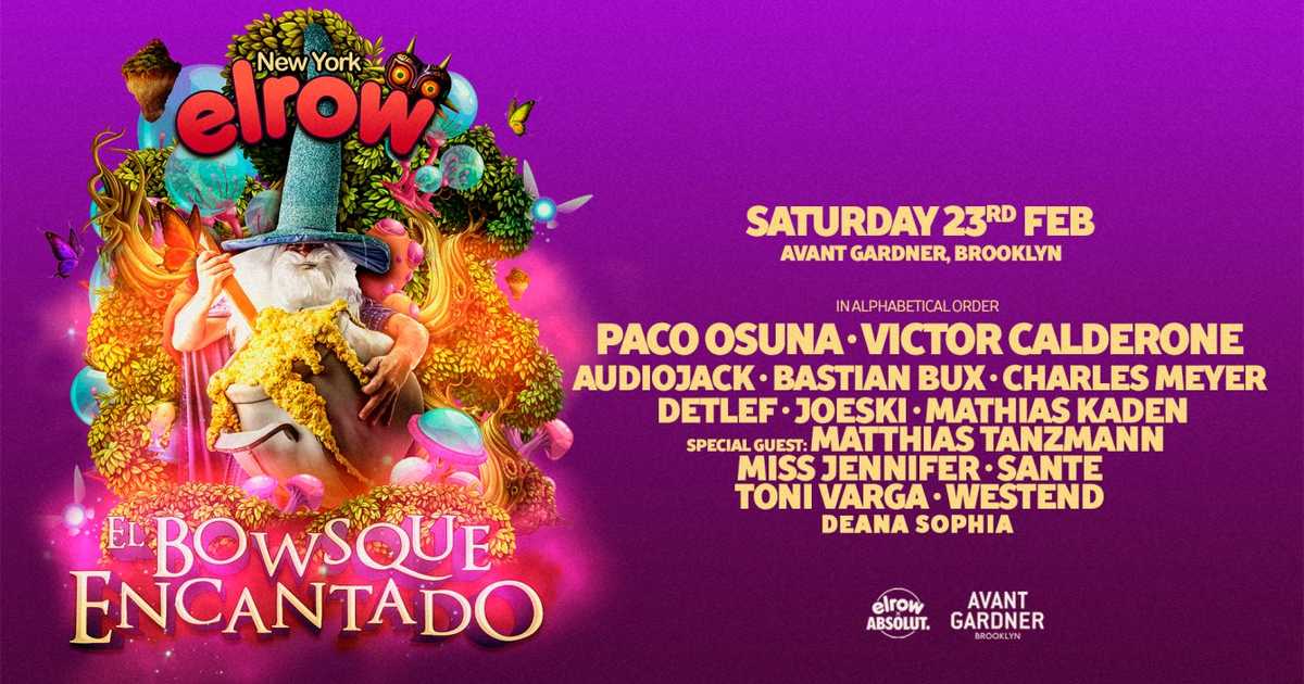 Elrow NYC: Psychrowdelic Trip  Open Air Festival at Avant Gardner, New York