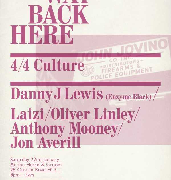 Way Back Here with Danny J Lewis at The Horse & Groom, London
