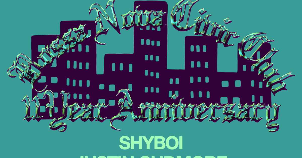 11 Years of Bossa Nova Civic Club Shyboi, Justin Cudmore, Cranks at