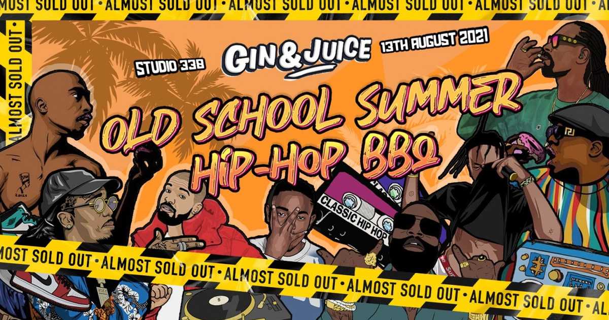 Gin & Juice Summer HipHop BBQ at Studio 338, London