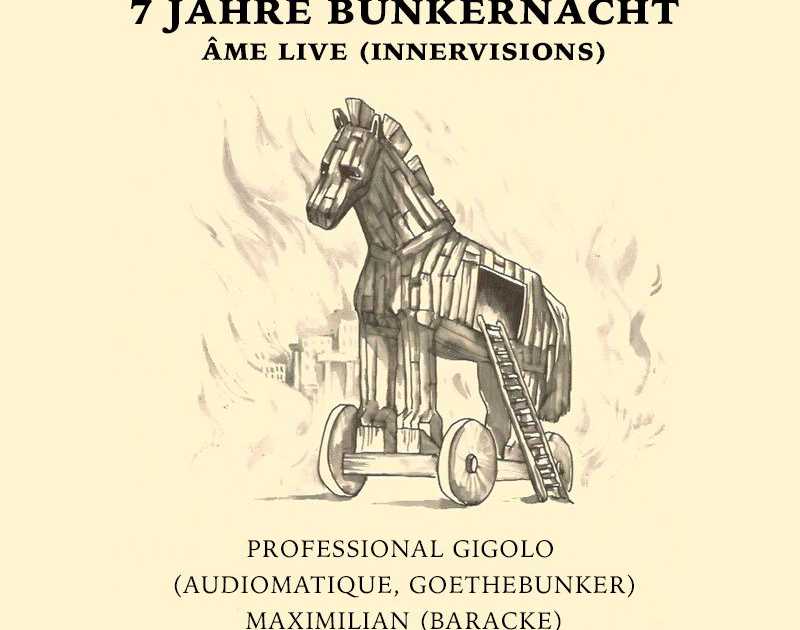 7 Jahre Bunkernacht mit Âme Live en Goethebunker, Dortmund / Essen
