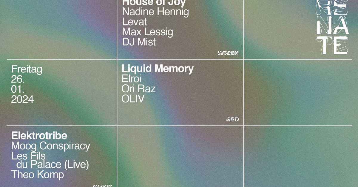 Renate Klubnacht with Nadine, Levat, Theo Komp, Max Lessig, Moog ...