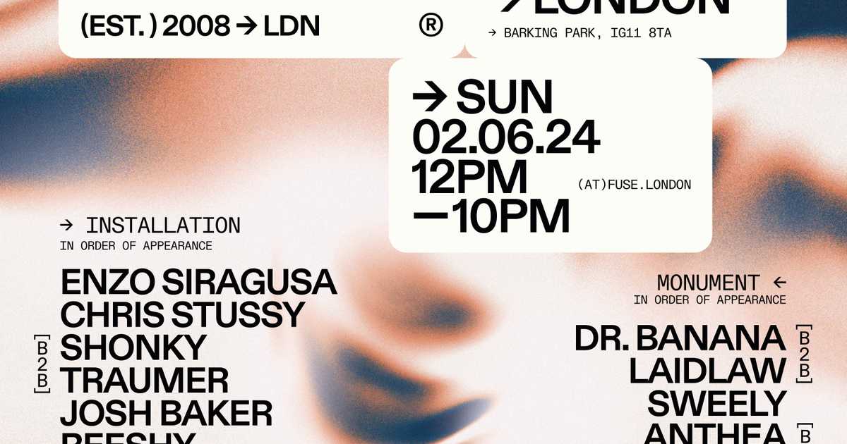 FUSE Open Air W/ Enzo Siragusa, Chris Stussy, Josh Baker, Sweely & More ...