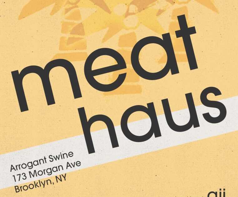 Outdoor Happy Hour Meat Haus at Arrogant Swine New York