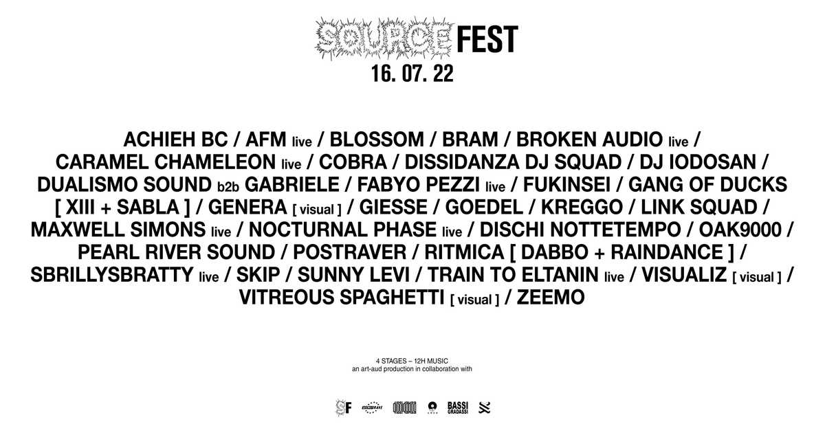 SOURCE FEST 22 at Link, Bologna