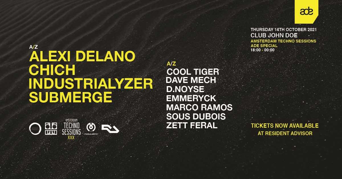 Amsterdam Techno Sessions ADE Special at John Doe, Amsterdam