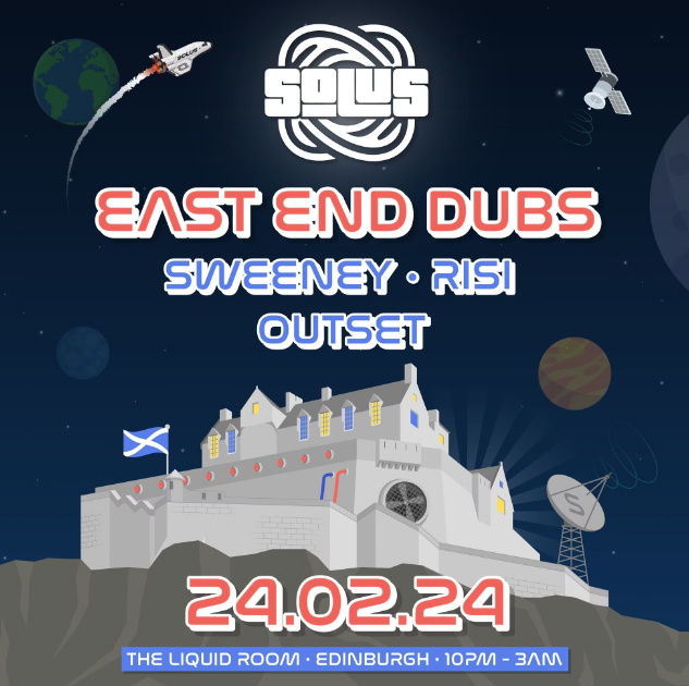Solus Presents: East End Dubs bei The Liquid Room, Edinburgh