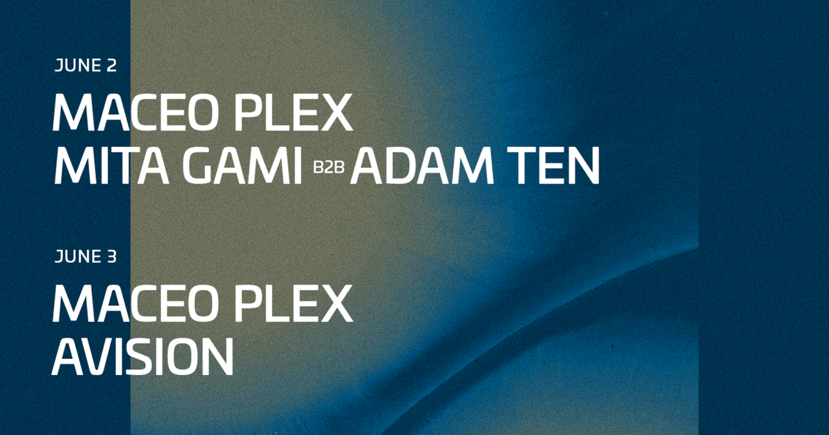 Teksupport Maceo Plex (2 SHOWS) at Artsdistrict Brooklyn, New York