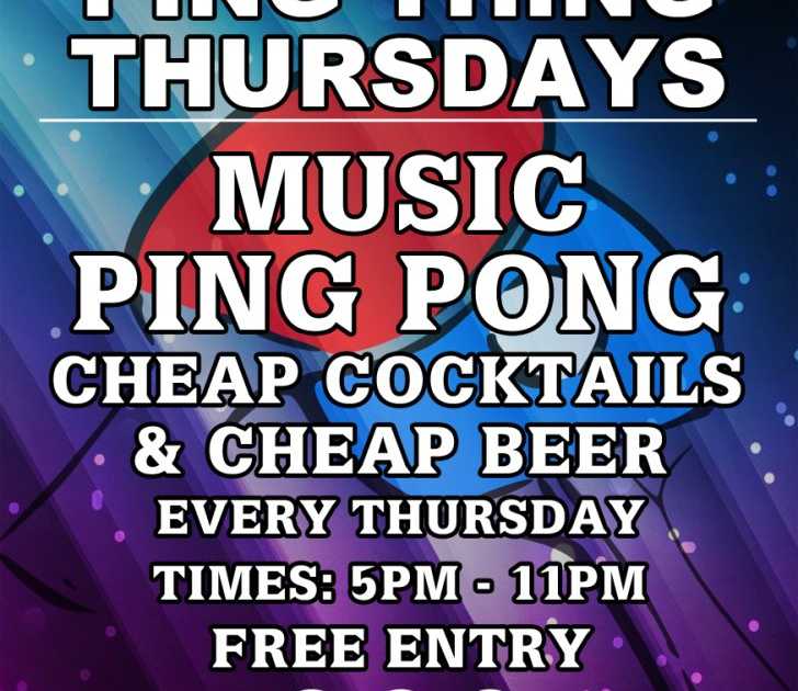 Ping Thing Thursdays bei 93 Feet East, London