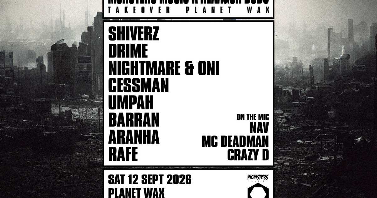 MONSTERS MUSIC x HEXAGON DUBS at Planet Wax, London