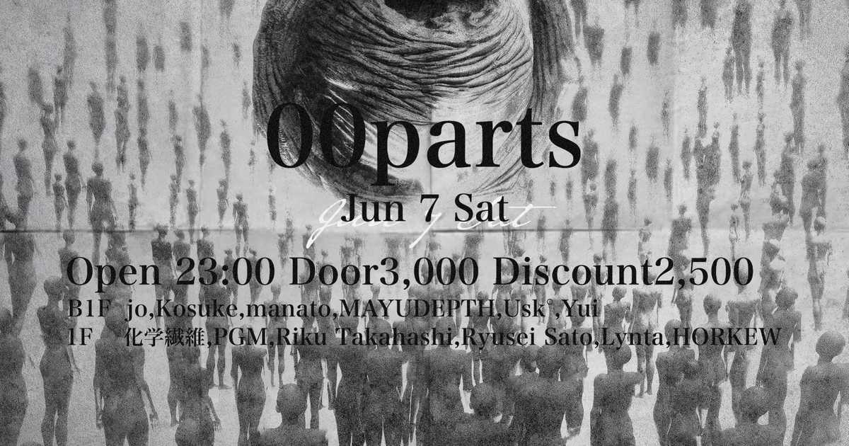 00parts at Circus Tokyo, Tokyo