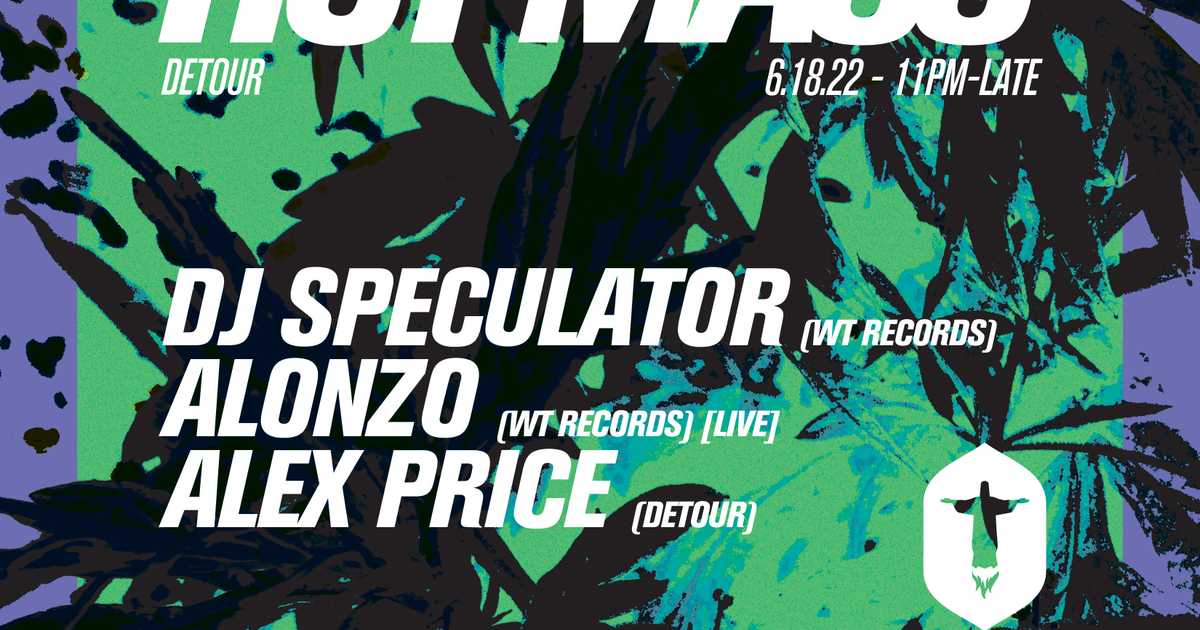 DETOUR with DJ Speculator, Alonzo (Live), and Alex Price at Hot Mass, Pittsburgh
