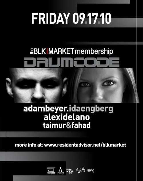 Blkmarket Membership Presents Drumcode Night At TBA, New York