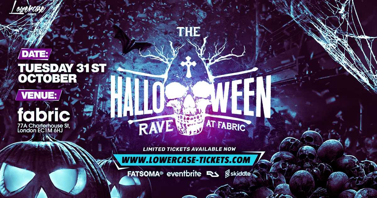 [SOLD OUT] The Halloween Rave at Fabric! Halloween 2023 at Private Hire ...