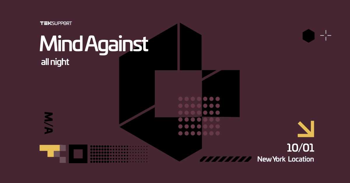 Teksupport: Mind Against (All Night Long) bij Superior Ingredients, New ...