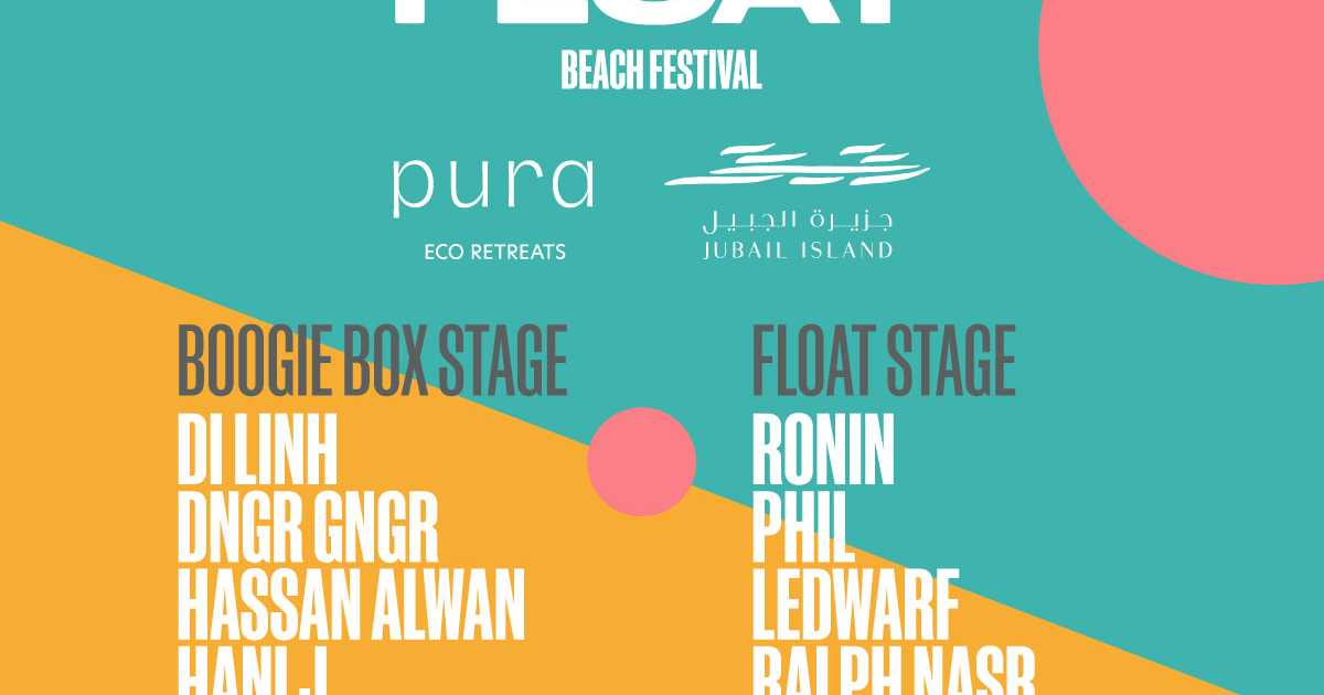 Boogie Box presents FLOAT: Beach Festival at Pura Eco Retreat, Abu Dhabi